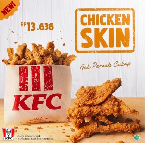 KFC will straight-up sell you a bag of fried chicken skin in Indonesia