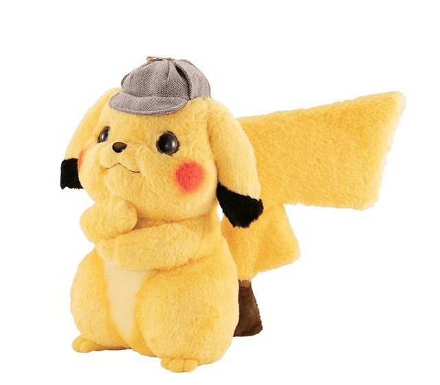 detective pikachu plush realistic