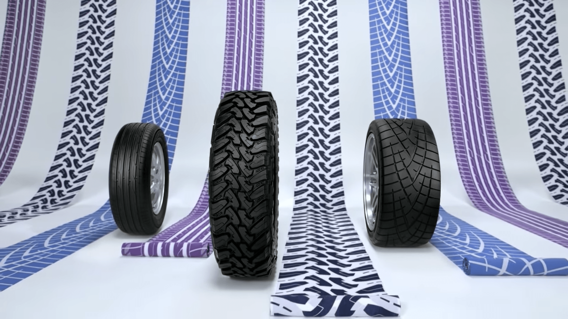 Japanese tire company’s trendy tire print yukata prints rev back into