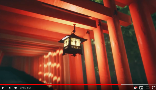Explore Kyoto tourist site Fushimi Inari Taisha shrine with Unreal Engine 4 【Video】