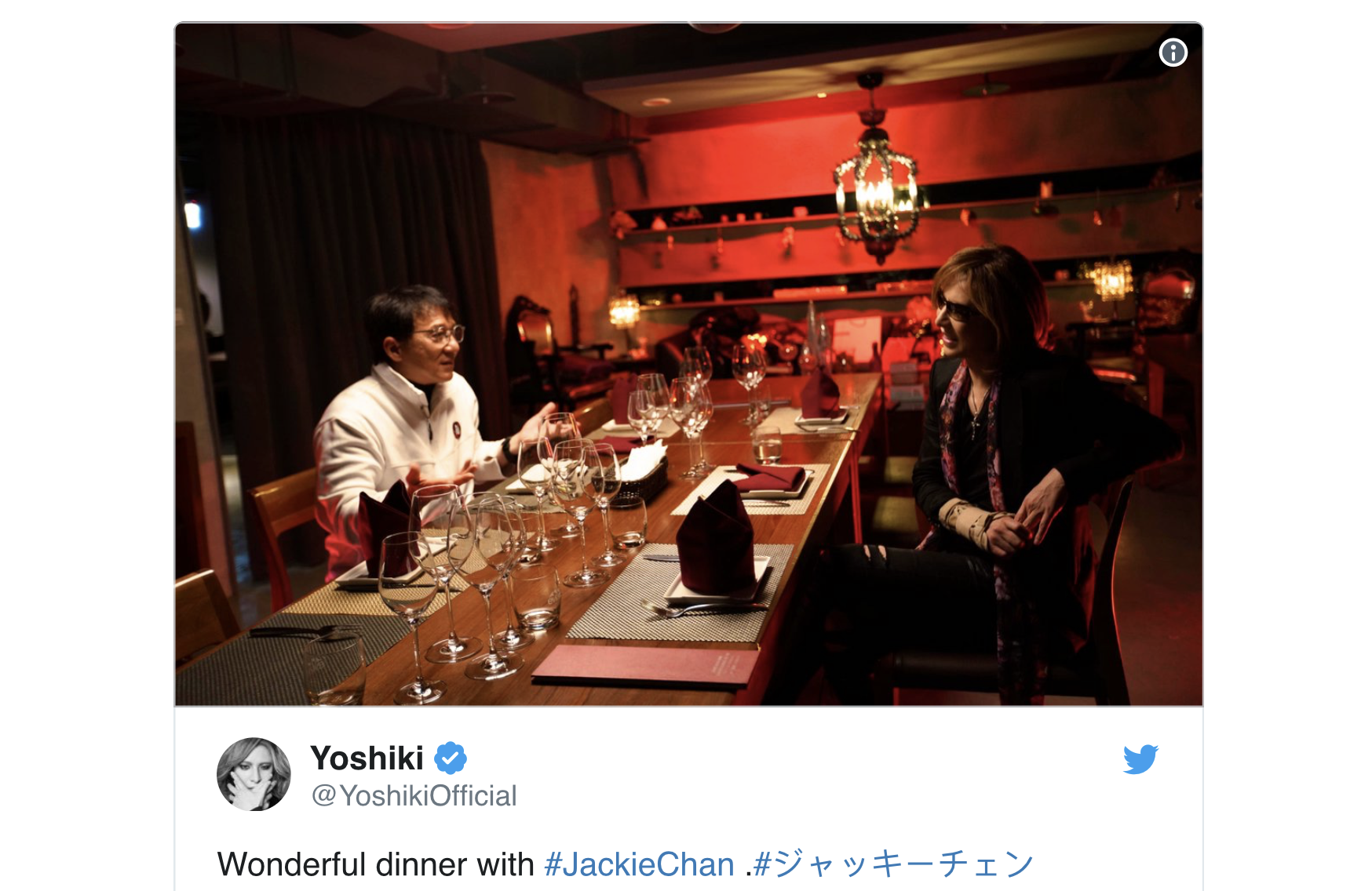 X Japan S Yoshiki Apologizes For Having Dinner With Jackie Chan Soranews24 Japan News