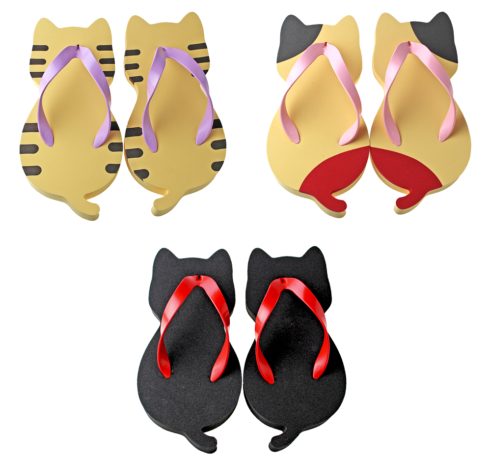 Adorable cat sandals from Japan welcome new arrivals to their feline ...