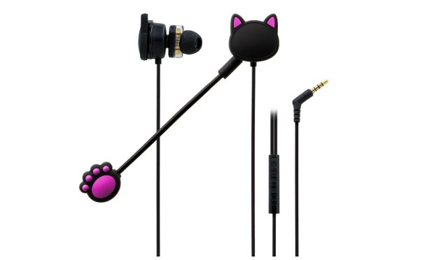 Village Vanguard releases adorable cat motif gaming earphones!