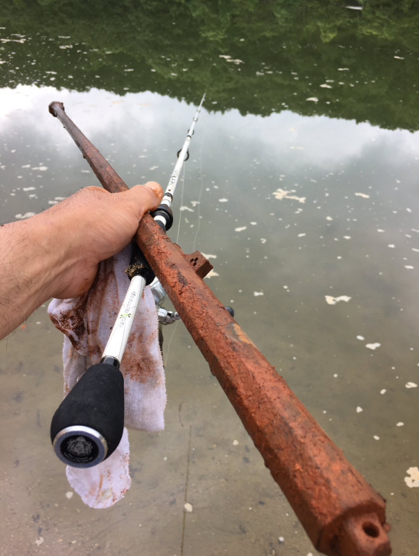 How did a centuries-old samurai musket end up in the bottom of this fishing  lake in Japan?