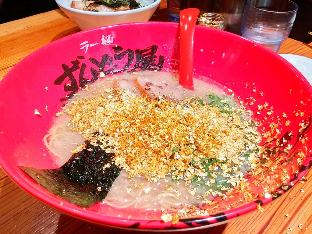 We try goldtopped ramen, the newest gourmet noodle treat in Tokyo and