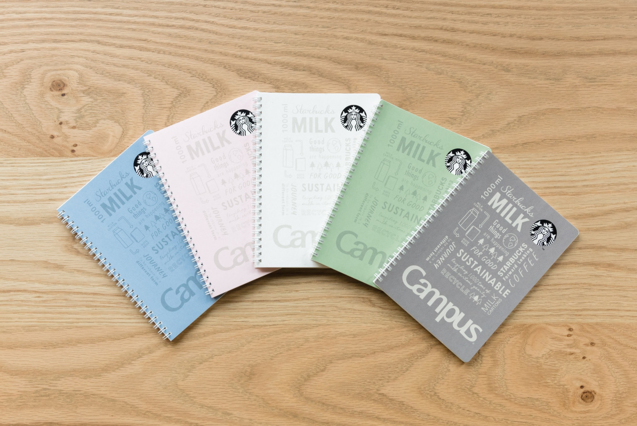 Starbucks turns its milk packs into notebooks with popular Japanese