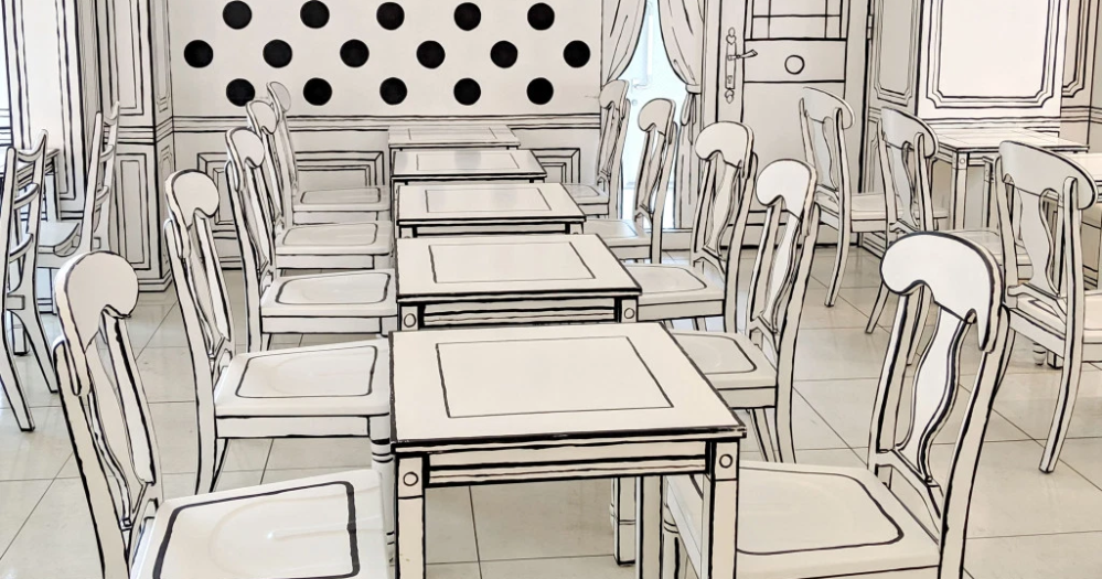 Tokyo’s amazing 2D Cafe looks like an illustration, but it’s an actual