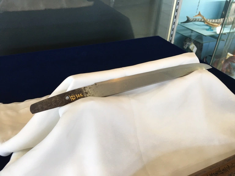 An upclose look at one of Japan’s five Ryuseito swords,