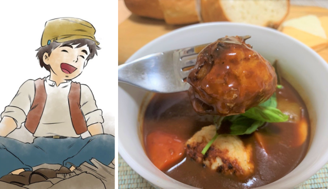 We recreate the delicious-looking meatball stew from Laputa: Castle in the Sky【SoraKitchen】