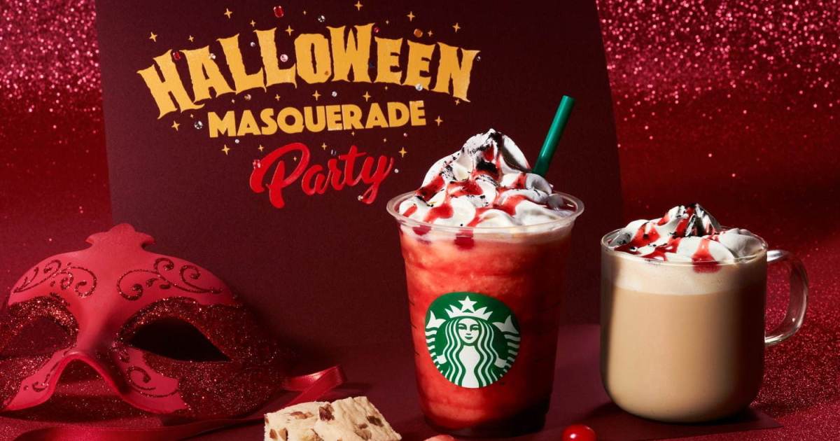 Starbucks Japan brings out a Red Night Frappuccino and Masquerade Mocha