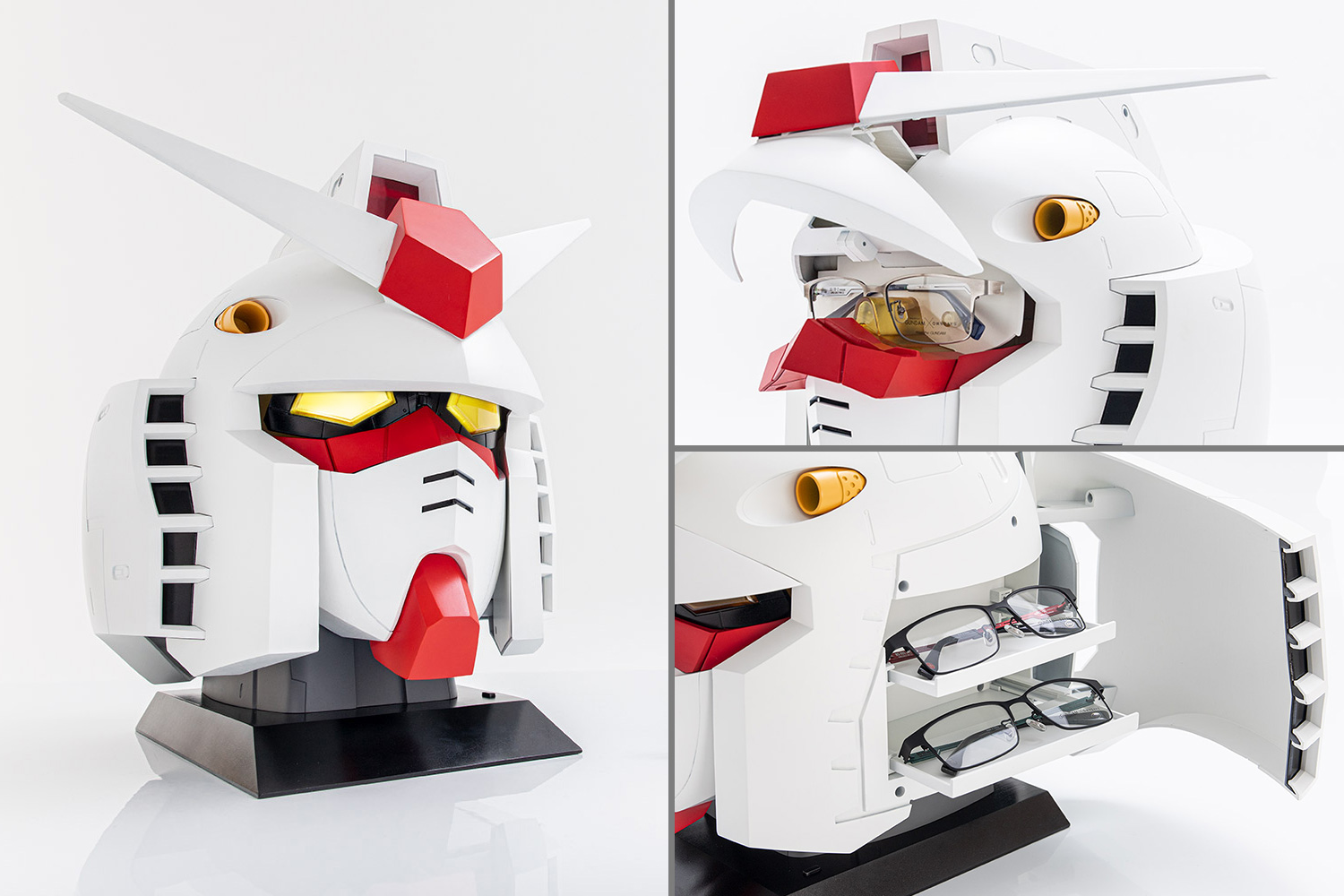 New 40th Anniversary Mobile Suit Gundam eyeglasses are both