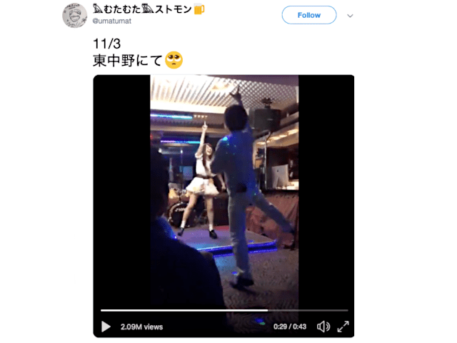 Otaku dances like a Japanese idol in front of J-Pop idol at live event in Tokyo【Video】