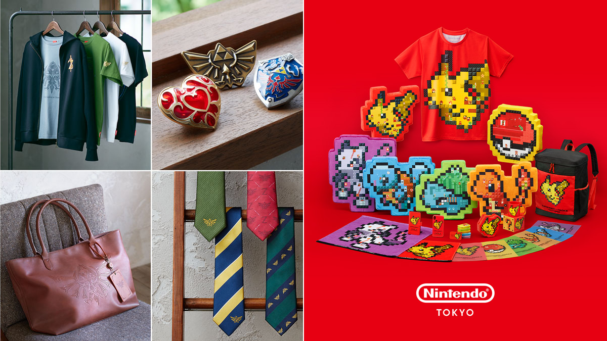 Beautiful Zelda, awesome Pokémon/Mario crossover merch are Nintendo