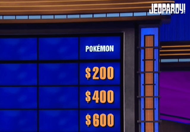 Jeopardy’s Pokémon category is freakishly easy, poses no threat to true fans【Video】