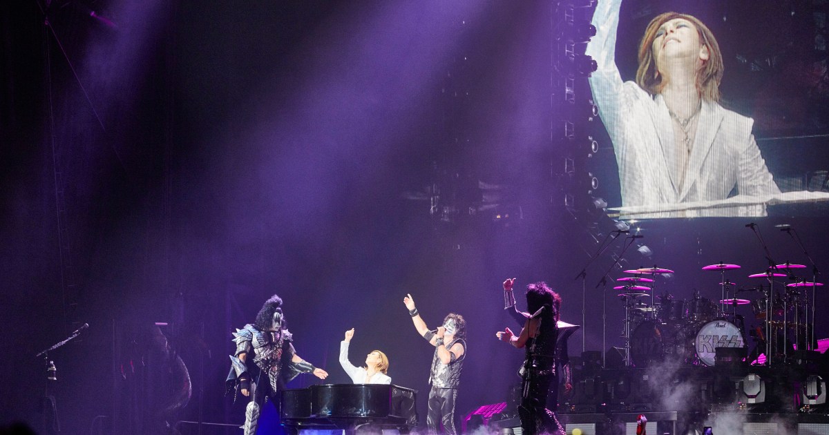 Yoshiki makes surprise appearance at Kiss concert in Tokyo 【Video