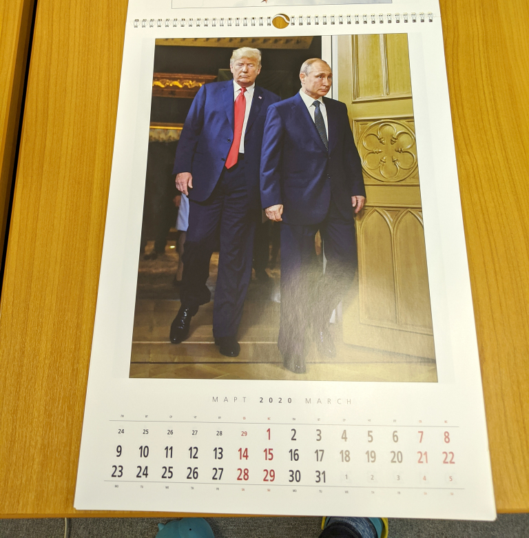 Buy at least one of these Vladimir Putin calendars from Russia to start