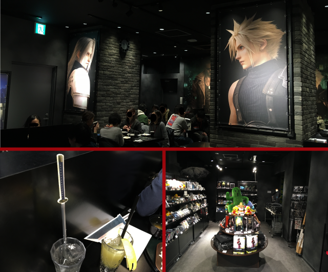 Final Fantasy VII Remake cafe opens in Tokyo, and we stop by for Cloud and Sephiroth mocktails!
