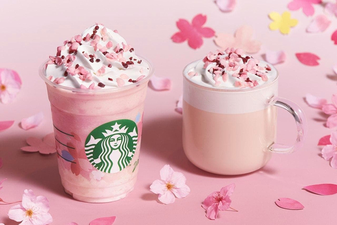 Starbucks Japan reveals first sakura Frappuccino for cherry