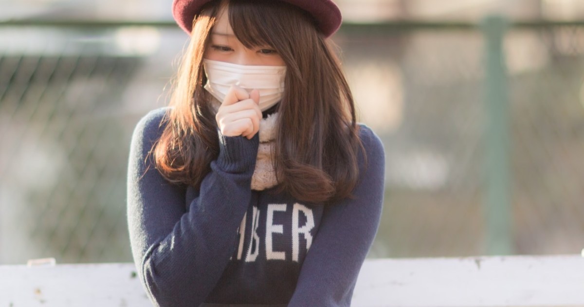 Japanese model cuts up her bra and turns it into a face mask