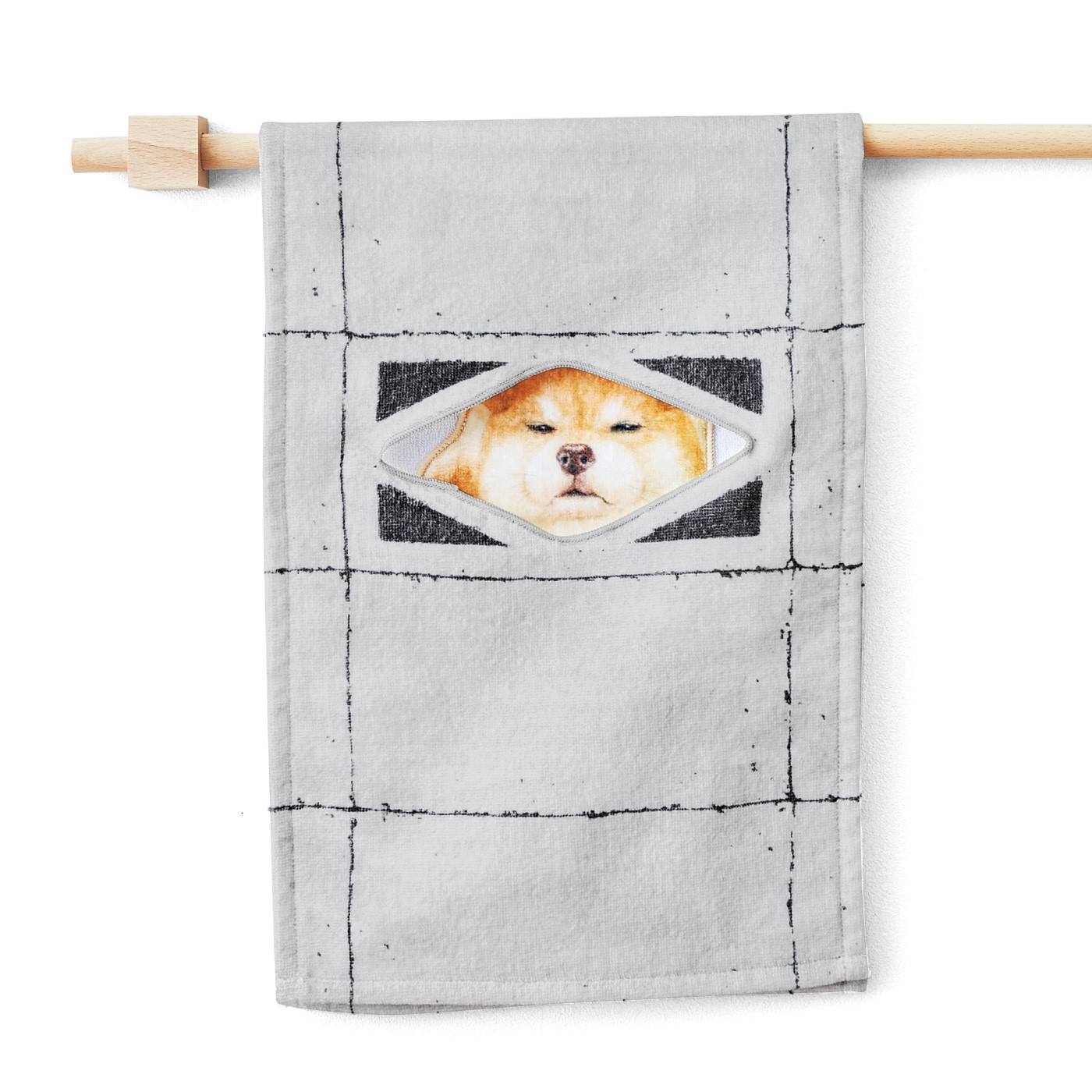 noodle dog towel