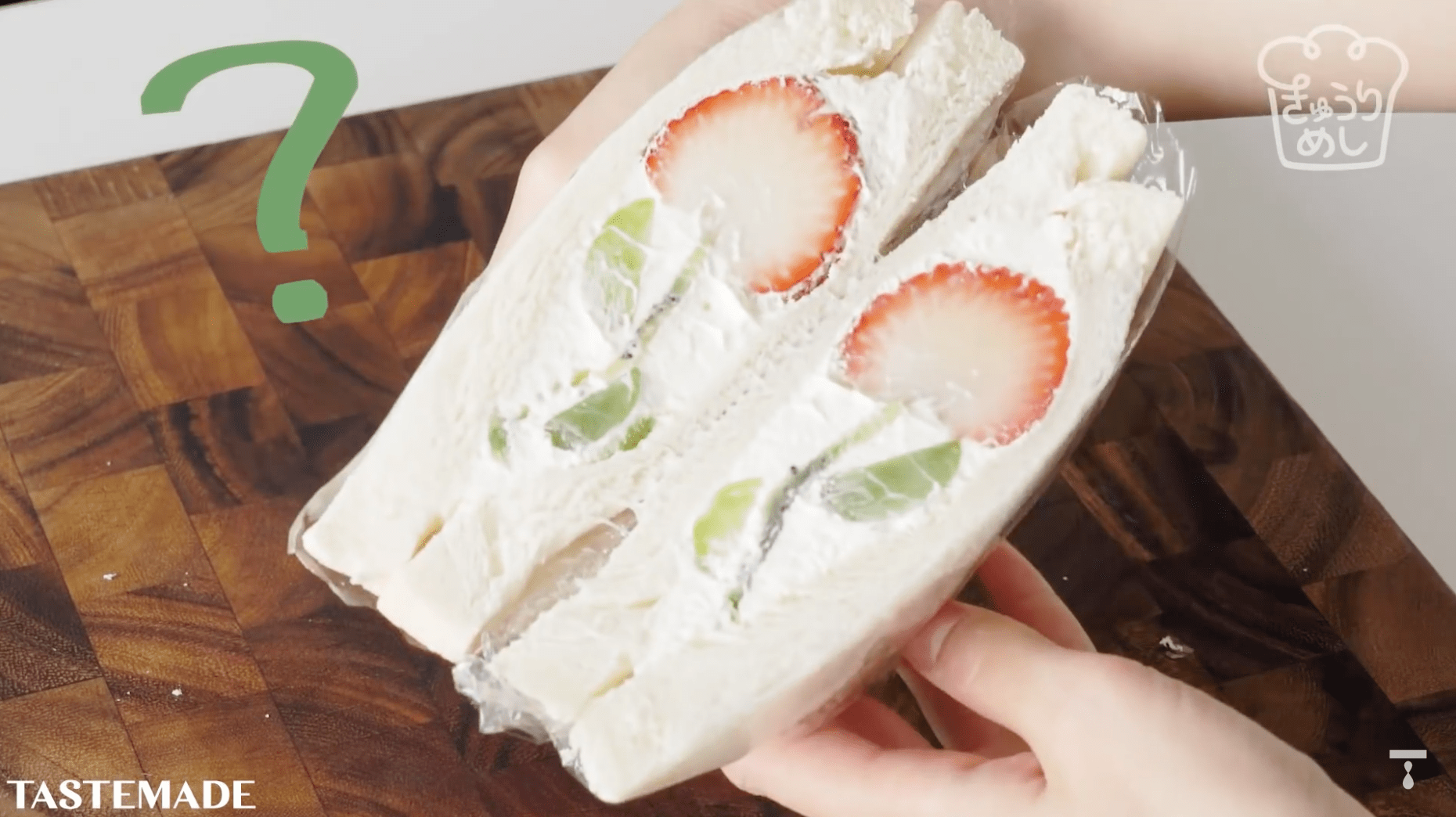 Japanese recipe fruit sandwiches simple easy Japan food hack amazing