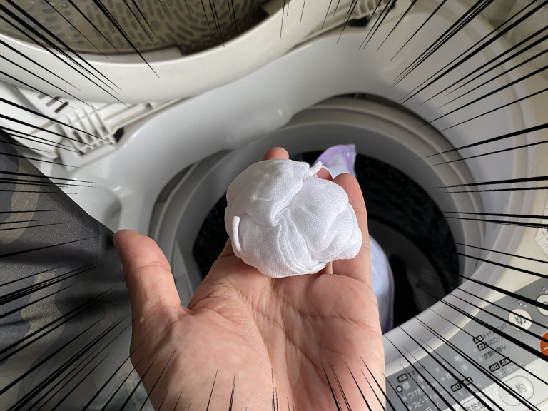 We tried washing our “Abe masks” in the washing machine to see how they ...