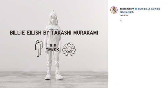 Billie Eilish and Takashi Murakami collaborate for a Uniqlo UT collection