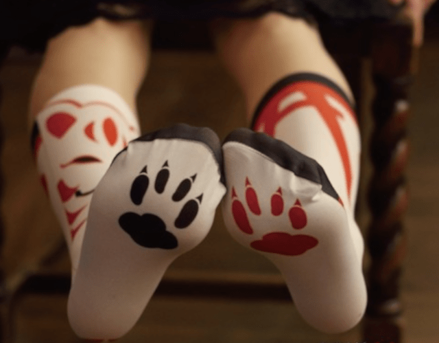 Indulge your foxy foot fetish with kitsune socks from Japan