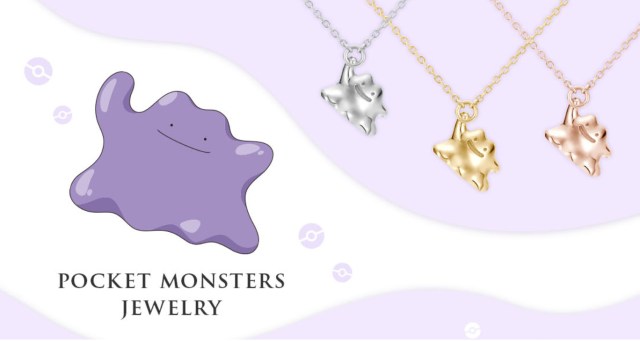 Transform yourself with U-Treasure’s new solid gold or platinum Ditto necklaces