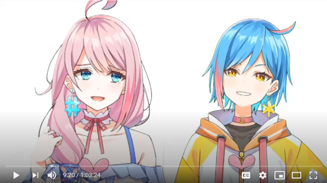 Popular virtual YouTubers Love-chan and Aipii get an adorable makeover
