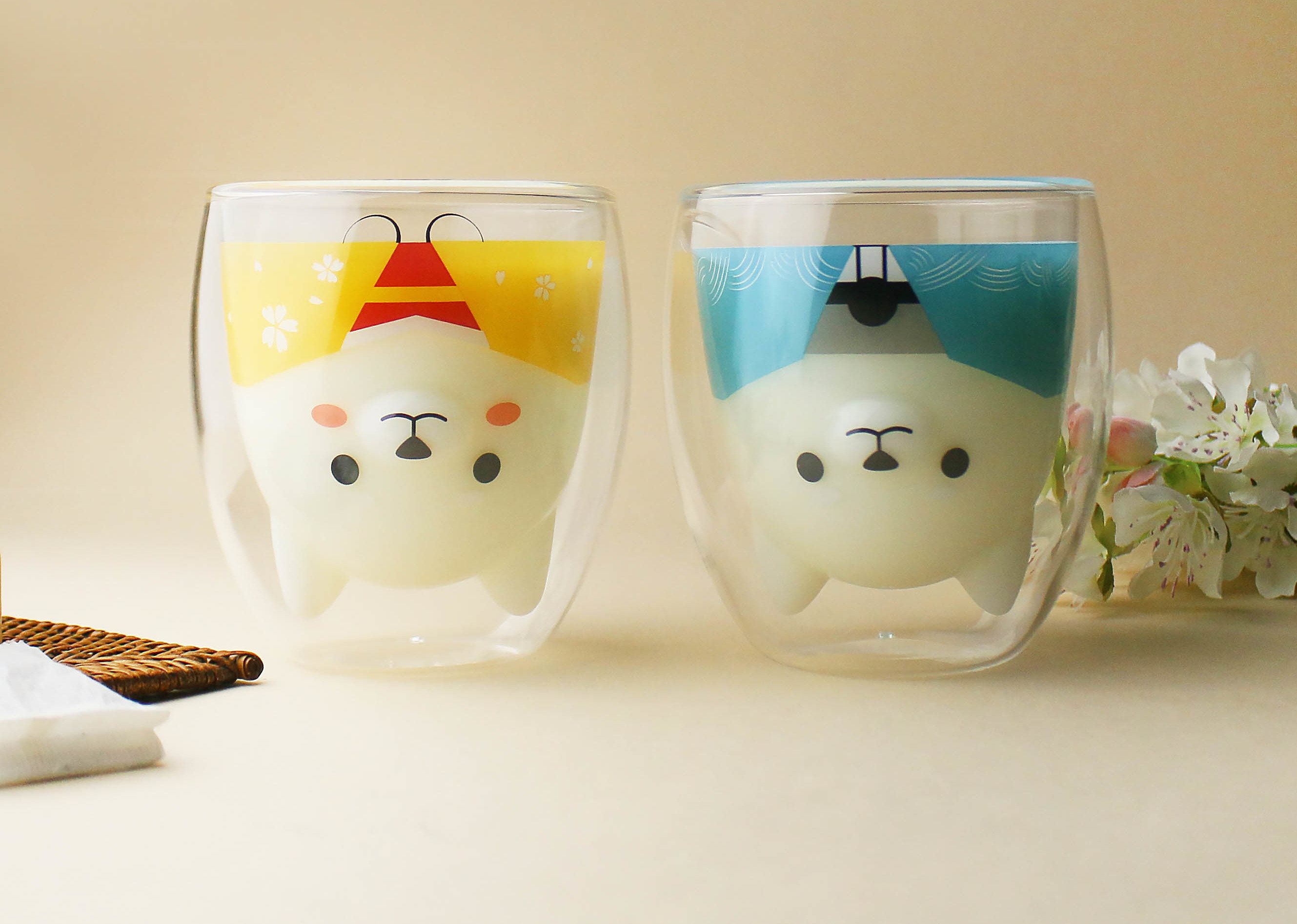 Kawaii Shiba Inu Glass Cup - Wakaii  Insulated glasses, Glass cup, Shiba  inu