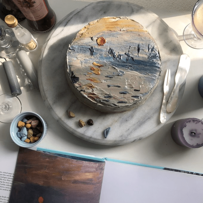 Japanese chef creates impressionist cake【Photos
