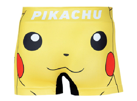 Pikachu panties are part of new collection of Pokémon merchandise