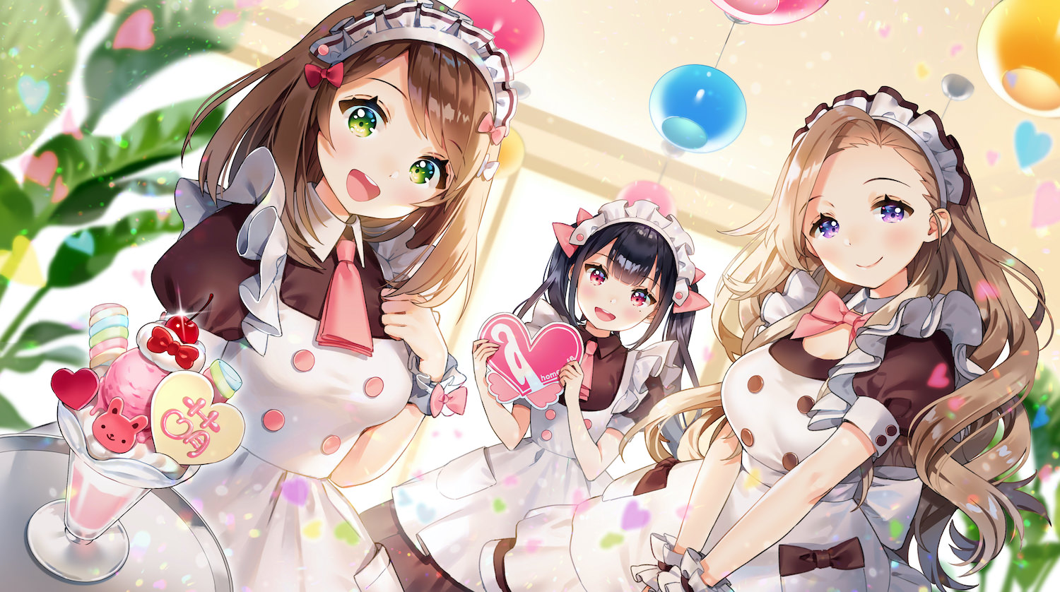 Virtual @Home Café lets you chat with cute virtual maids at home! 