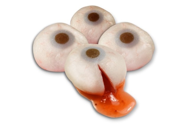 Happy Halloween! Now eat your eyeball mochi