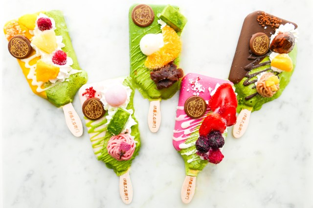 Matcha parfait ice cream bars: Kyoto tea store deconstructs parfaits, creates stunning new sweets