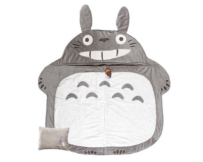 Is there any better place for a nap than inside a fluffy Totoro