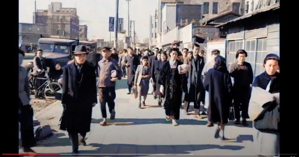 Street footage from Hollywood movie “Tokyo Joe” shows post-war Shibuya ...