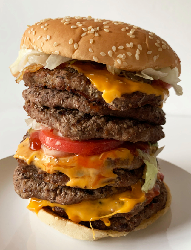 Combining Two Of Burger King’s One-pound Beef Burgers For An Extreme ...