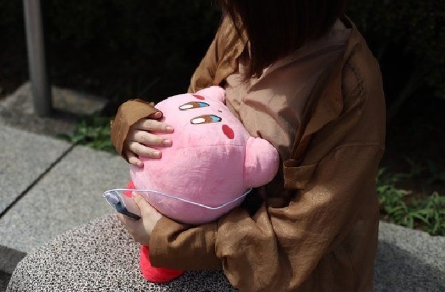 toasty warm kirby stuffed animal