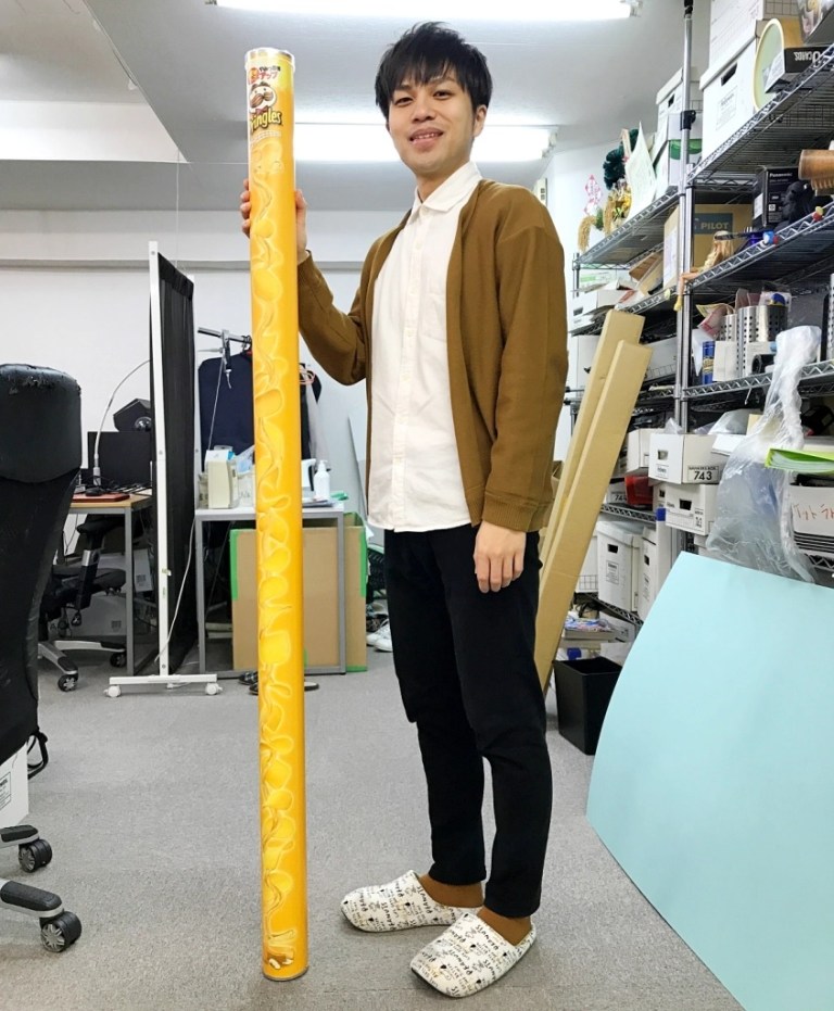 不要玩食物 - 日本品客推出161cm長的等身大包裝 LP-7