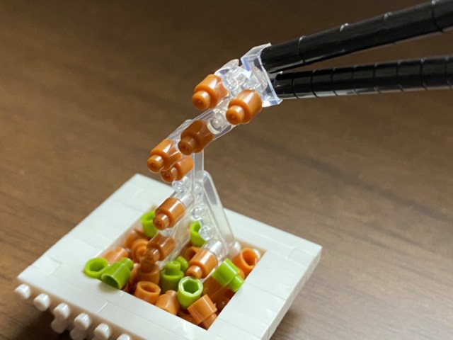 There’s no reason not to play with your food with this natto in Nanoblock form