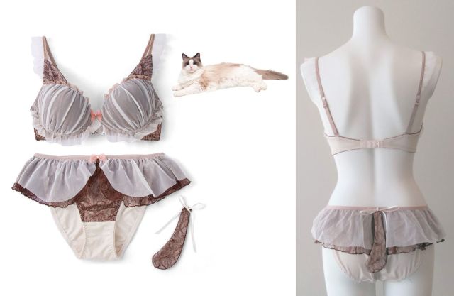 New cat lingerie sets from Japan are here to give you a purr fect