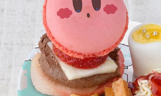 kirby burger plush