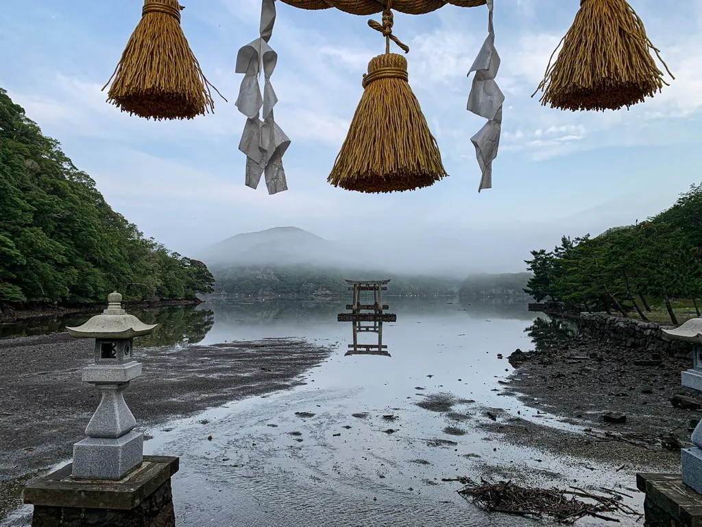 Typhoon Destroys Real Ghost Of Tsushima Island Shrine Torii Gate typhoon-destroys-real-ghost-of-tsushima-island-shrine-torii-gate