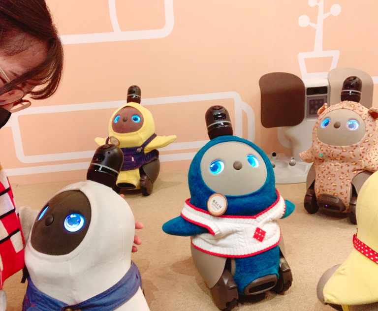 We take a trip to Japan’s Lovot robot cafe, cuddle with a bot and learn