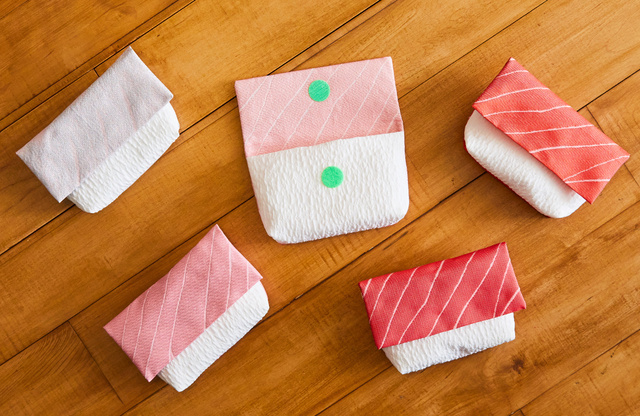 Serve up style with some of Maison Sushi’s traditionally-woven sushi pouches