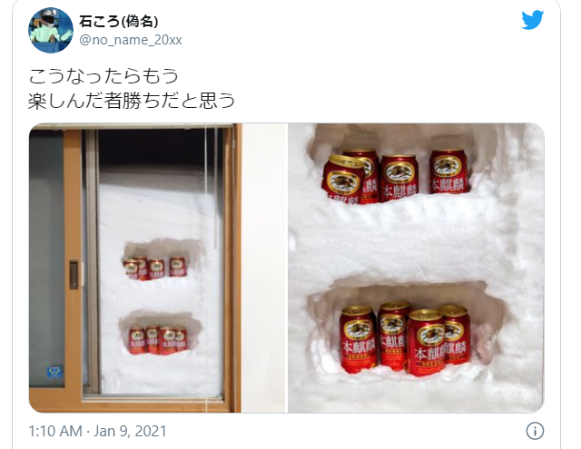 Japanese Twitter user shares ingenious idea of what to do when you get way too much snow【Pics】
