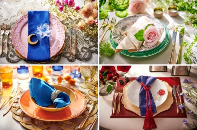 Sailor Moon wedding reception reservations start, floral arrangements, table settings shown off
