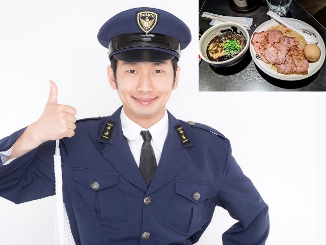 Tokyo police stopped us for random questioning, so we asked them to recommend a good restaurant